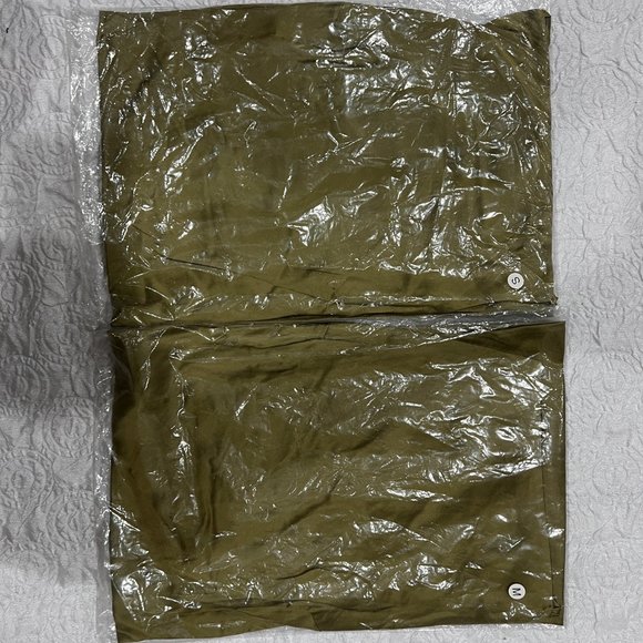 Reformation Adkins Silk Dress -+ Olive Oil - Picture 5 of 8